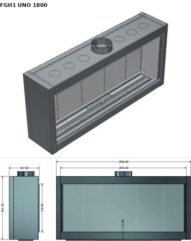 FGH1 UNO 1800 — render 3D y medidas